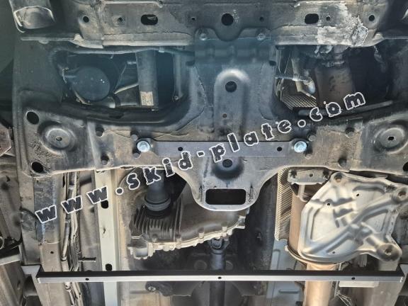 Steel gearbox and differential skid plate for Volkswagen Amarok -  V6 automat