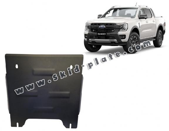 Steel transfer case skid plate for Ford Ranger