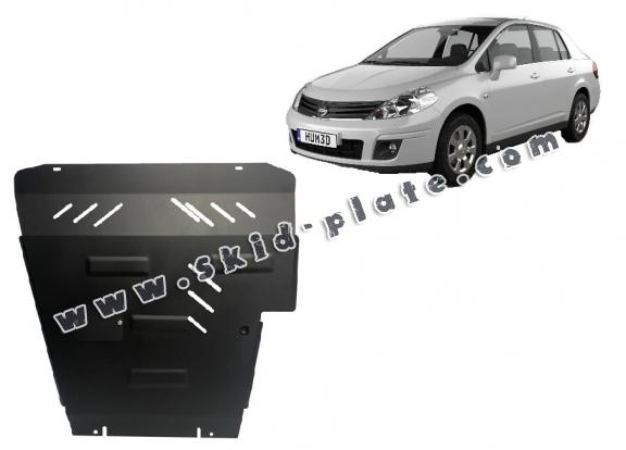 Steel skid plate for Nissan Tiida