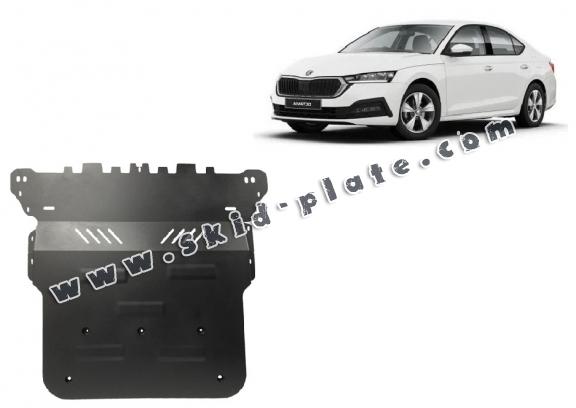 Steel skid plate for Skoda Octavia 4