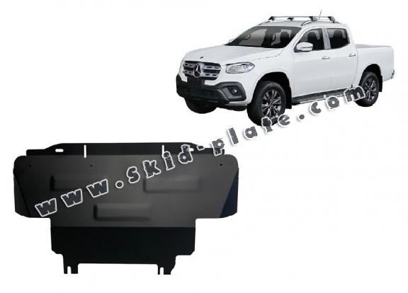 Steel radiator skid plate for Mercedes X-Class