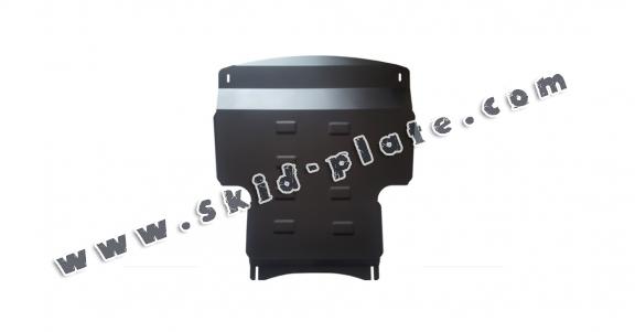 Steel skid plate for the protection of the engine and the gearbox for Suzuki S-Cross