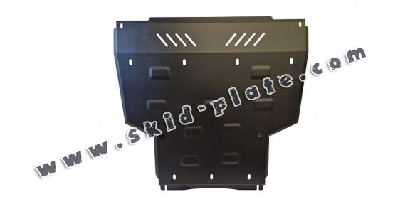 Steel skid plate for the protection of the engine and the gearbox for Suzuki S-Cross