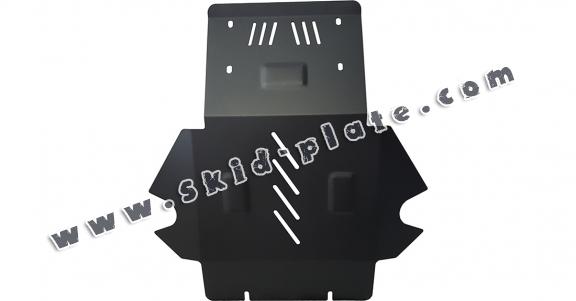 Steel skid plate for Suzuki X90