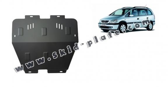 Steel skid plate for Opel Zafira