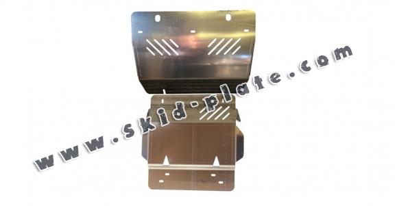 Aluminum skid plate for FJ Cruiser