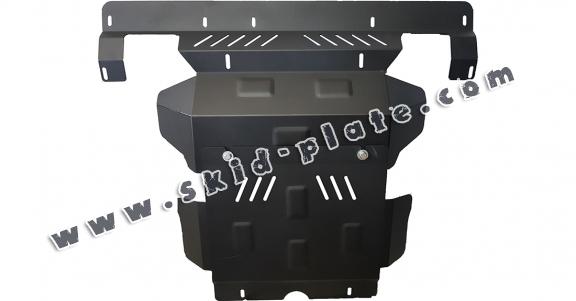 Steel skid plate for the protection of the engine and the radiator for Toyota Hilux Revo