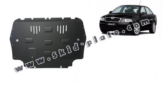 Steel skid plate for Skoda Octavia 2