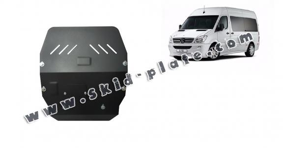 Steel skid plate for the protection of the engine and the gearbox for Mercedes Sprinter