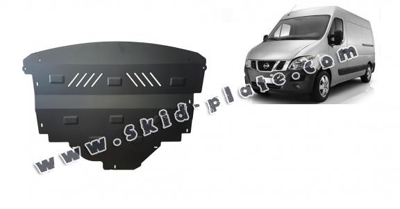 Steel skid plate for Nissan NV400