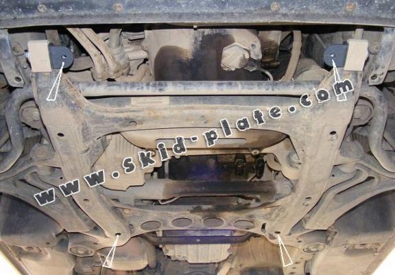 Steel skid plate for Volkswagen Touareg 7L