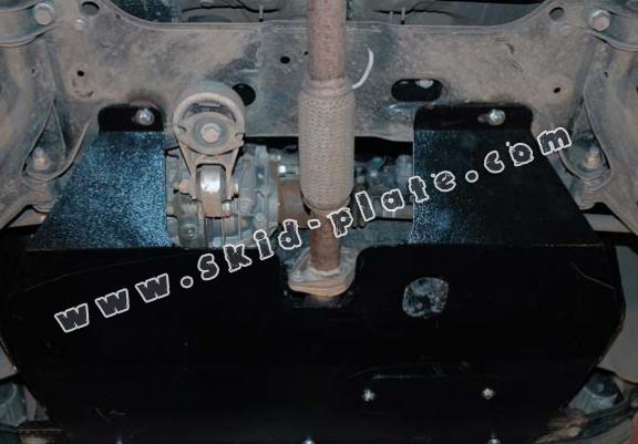 Steel skid plate for the protection of the engine and the gearbox for Fiat Doblo