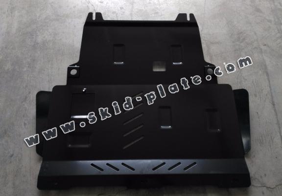 Steel skid plate for Ford Transit Courier