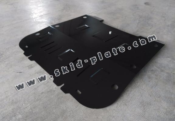 Steel skid plate for Opel Vectra C