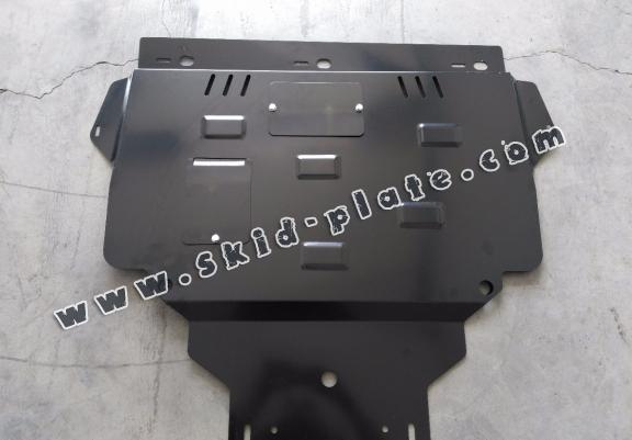 Steel skid plate for Volvo V50