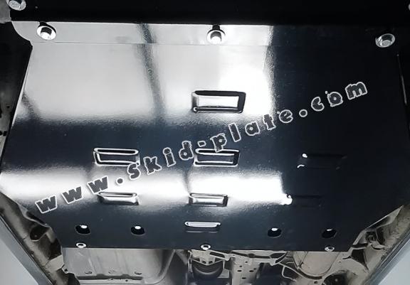 Steel gearbox skid plate for Mitsubishi Pajero 3 (V60, V70) Vers 2.0