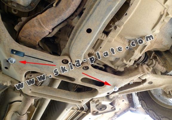 Steel skid plate for Nissan X-Trail T30