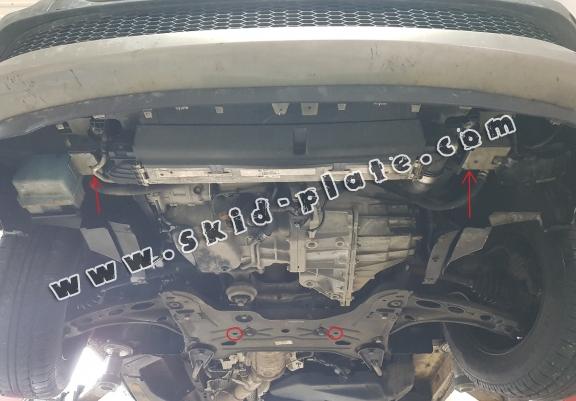 Steel skid plate for Opel Vivaro