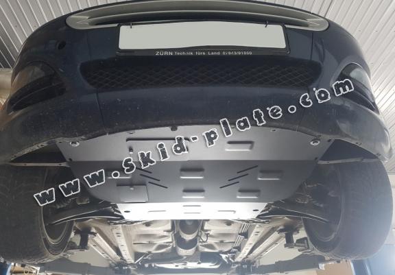 Steel skid plate for the protection of the engine and the gearbox for Smart ForFour petrol