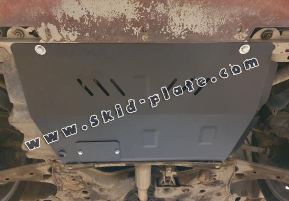 Steel skid plate for Opel Corsa D