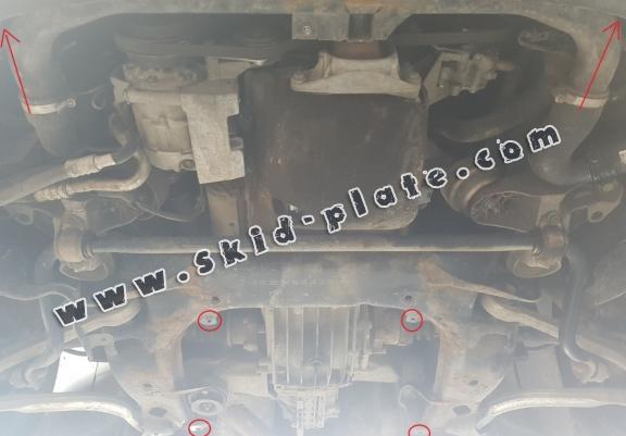 Steel manual gearbox skid plate  Seat Exeo