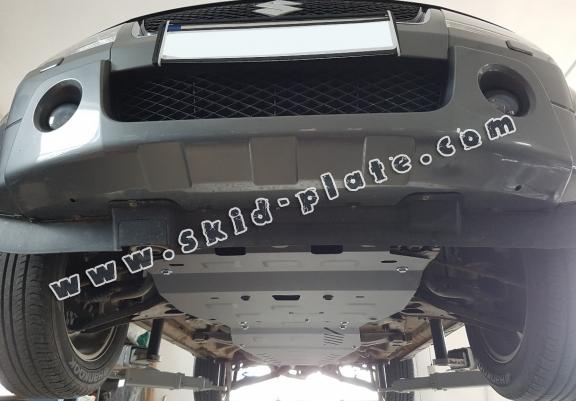 Steel gearbox and transfer case skid plate for Suzuki Grand Vitara 2