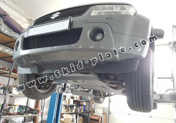 Steel gearbox and transfer case skid plate for Suzuki Grand Vitara 2