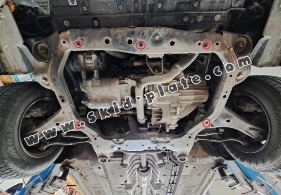 Steel skid plate for Hyundai Verna