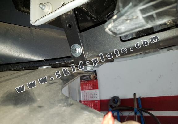 Steel skid plate for Fiat Ducato