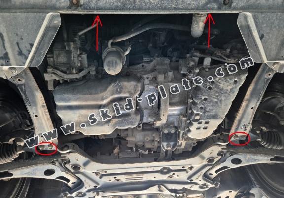 Steel skid plate for Mitsubishi Outlander