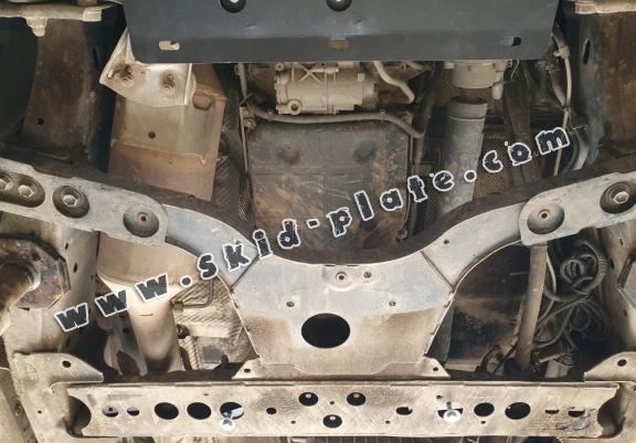 Steel gearbox skid plate and transfer case guard Mercedes X-Class