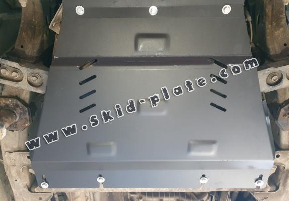 Steel gearbox skid plate and transfer case guard Mercedes X-Class