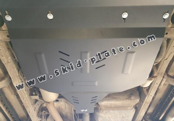 Steel gearbox skid plate and transfer case guard Mercedes X-Class